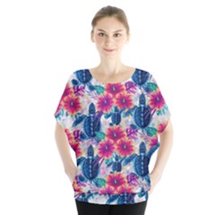 Batwing Chiffon Blouse 