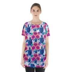 Skirt Hem Sports Top 