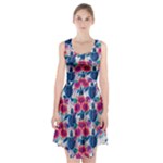 Tropical Flowers Turtles CBDOilPrincess Edf1ea6f-2cc5-4f0b-a5cc-9c146c7d79e4 Racerback Midi Dress