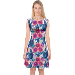 Capsleeve Midi Dress 