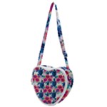 Tropical Flowers Turtles CBDOilPrincess Edf1ea6f-2cc5-4f0b-a5cc-9c146c7d79e4 Heart Shoulder Bag