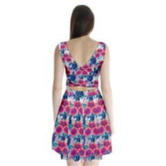 Split Back Mini Dress  