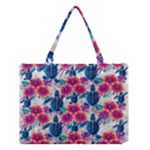 Tropical Flowers Turtles CBDOilPrincess Edf1ea6f-2cc5-4f0b-a5cc-9c146c7d79e4 Medium Tote Bag