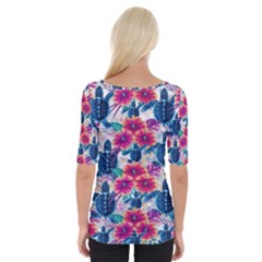 Wide Neckline T-Shirt 