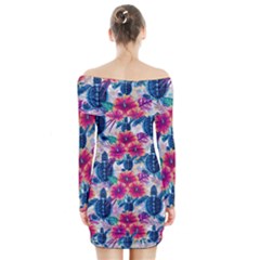 Long Sleeve Off Shoulder Dress 