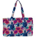 Tropical Flowers Turtles CBDOilPrincess Edf1ea6f-2cc5-4f0b-a5cc-9c146c7d79e4 Canvas Work Bag