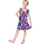 Tropical Flowers Turtles CBDOilPrincess Edf1ea6f-2cc5-4f0b-a5cc-9c146c7d79e4 Kids  Tunic Dress