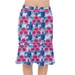 Tropical Flowers Turtles CBDOilPrincess Edf1ea6f-2cc5-4f0b-a5cc-9c146c7d79e4 Short Mermaid Skirt