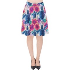 Velvet High Waist Skirt 