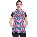 Tropical Flowers Turtles CBDOilPrincess Edf1ea6f-2cc5-4f0b-a5cc-9c146c7d79e4 Women s Puffer Vest