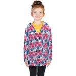 Tropical Flowers Turtles CBDOilPrincess Edf1ea6f-2cc5-4f0b-a5cc-9c146c7d79e4 Kids  Double Breasted Button Coat