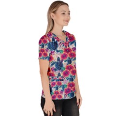 Women s V-Neck Scrub Top 
