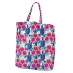 Tropical Flowers Turtles CBDOilPrincess Edf1ea6f-2cc5-4f0b-a5cc-9c146c7d79e4 Giant Grocery Tote
