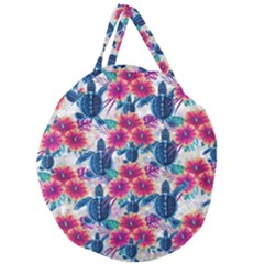 Giant Round Zipper Tote 