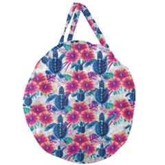 Giant Round Zipper Tote 