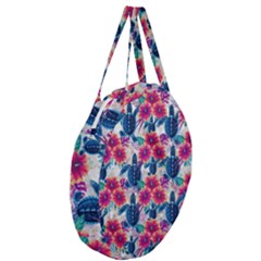 Giant Round Zipper Tote 