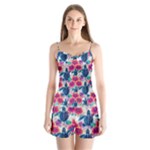 Tropical Flowers Turtles CBDOilPrincess Edf1ea6f-2cc5-4f0b-a5cc-9c146c7d79e4 Satin Pajamas Set