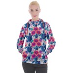 Tropical Flowers Turtles CBDOilPrincess Edf1ea6f-2cc5-4f0b-a5cc-9c146c7d79e4 Women s Hooded Pullover