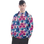 Tropical Flowers Turtles CBDOilPrincess Edf1ea6f-2cc5-4f0b-a5cc-9c146c7d79e4 Men s Pullover Hoodie