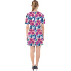 Sixties Short Sleeve Mini Dress 