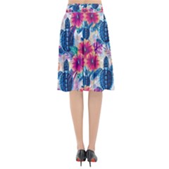 Flared Midi Skirt 