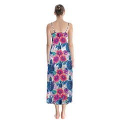 Button Up Chiffon Maxi Dress 