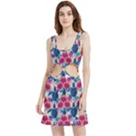 Tropical Flowers Turtles CBDOilPrincess Edf1ea6f-2cc5-4f0b-a5cc-9c146c7d79e4 Velvet Cutout Dress