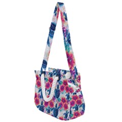 Rope Handles Shoulder Strap Bag 