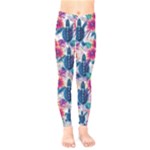 Tropical Flowers Turtles CBDOilPrincess Edf1ea6f-2cc5-4f0b-a5cc-9c146c7d79e4 Kids  Leggings