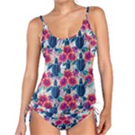 Tropical Flowers Turtles CBDOilPrincess Edf1ea6f-2cc5-4f0b-a5cc-9c146c7d79e4 Tankini Set