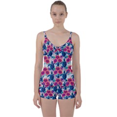 Tie Front Two Piece Tankini 