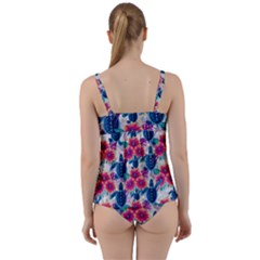 Twist Front Tankini Set 