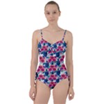 Tropical Flowers Turtles CBDOilPrincess Edf1ea6f-2cc5-4f0b-a5cc-9c146c7d79e4 Sweetheart Tankini Set