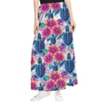 Tropical Flowers Turtles CBDOilPrincess Edf1ea6f-2cc5-4f0b-a5cc-9c146c7d79e4 Maxi Chiffon Skirt