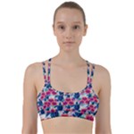Tropical Flowers Turtles CBDOilPrincess Edf1ea6f-2cc5-4f0b-a5cc-9c146c7d79e4 Line Them Up Sports Bra