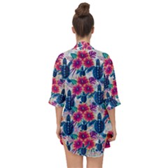 Open Front Chiffon Kimono 