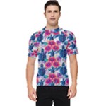 Tropical Flowers Turtles CBDOilPrincess Edf1ea6f-2cc5-4f0b-a5cc-9c146c7d79e4 Men s Short Sleeve Rash Guard