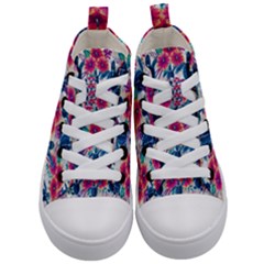 Kids  Mid-Top Canvas Sneakers 