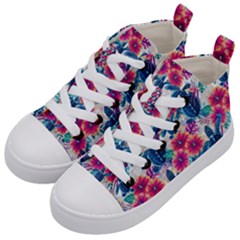 Kids  Mid-Top Canvas Sneakers 