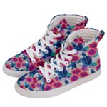 Tropical Flowers Turtles CBDOilPrincess Edf1ea6f-2cc5-4f0b-a5cc-9c146c7d79e4 Men s Hi-Top Skate Sneakers