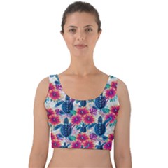 Velvet Crop Top 