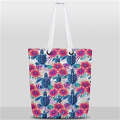 Full Print Rope Handle Tote (Small) 