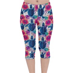 Velvet Capri Leggings  