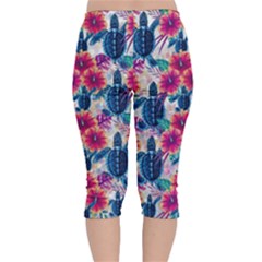 Velvet Capri Leggings  