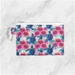 Tropical Flowers Turtles CBDOilPrincess Edf1ea6f-2cc5-4f0b-a5cc-9c146c7d79e4 Canvas Cosmetic Bag (Small)