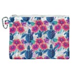 Tropical Flowers Turtles CBDOilPrincess Edf1ea6f-2cc5-4f0b-a5cc-9c146c7d79e4 Canvas Cosmetic Bag (XL)