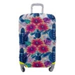 Tropical Flowers Turtles CBDOilPrincess Edf1ea6f-2cc5-4f0b-a5cc-9c146c7d79e4 Luggage Cover (Small)