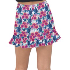 Fishtail Mini Chiffon Skirt 