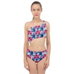 Tropical Flowers Turtles CBDOilPrincess Edf1ea6f-2cc5-4f0b-a5cc-9c146c7d79e4 Spliced Up Two Piece Swimsuit