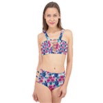 Tropical Flowers Turtles CBDOilPrincess Edf1ea6f-2cc5-4f0b-a5cc-9c146c7d79e4 Cage Up Bikini Set